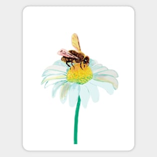 Honey Bee & Flower Magnet